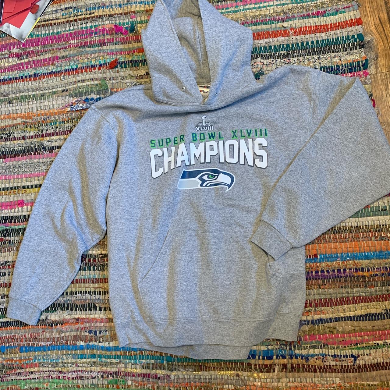 Clean 2014 Super Bowl Seattle Seahawks Pullover