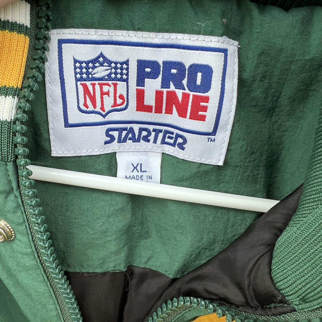 VTG 90s NFL Starter PROLINE Green Bay Packers 1/2 - Depop