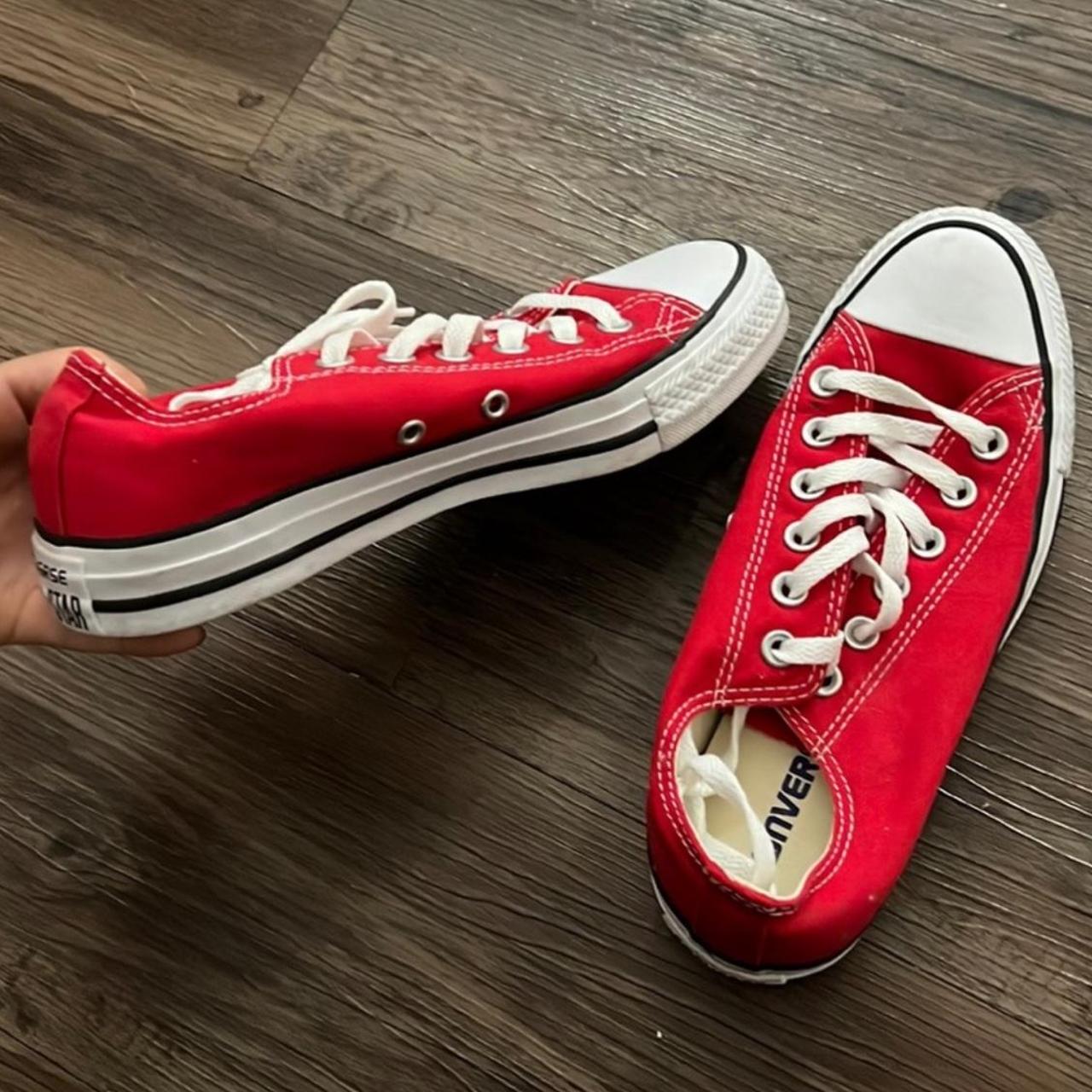 red converse womens