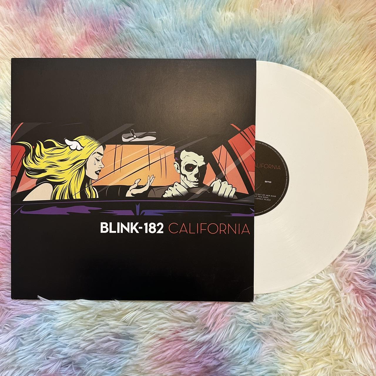 ┊WHITE BLINK-182 CALIFORNIA VINYL — PRICE IS FIRM - Depop