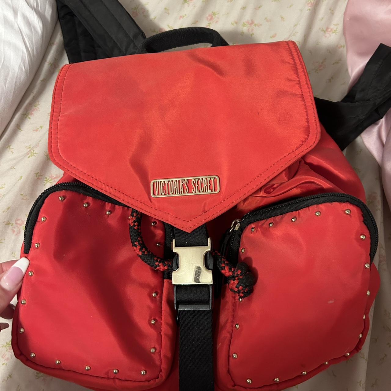 Victoria secret backpack clearance red