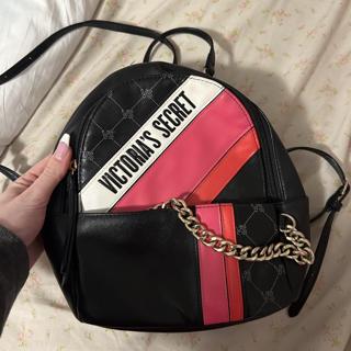 Victoria secret mini Backpack - black So cute & - Depop