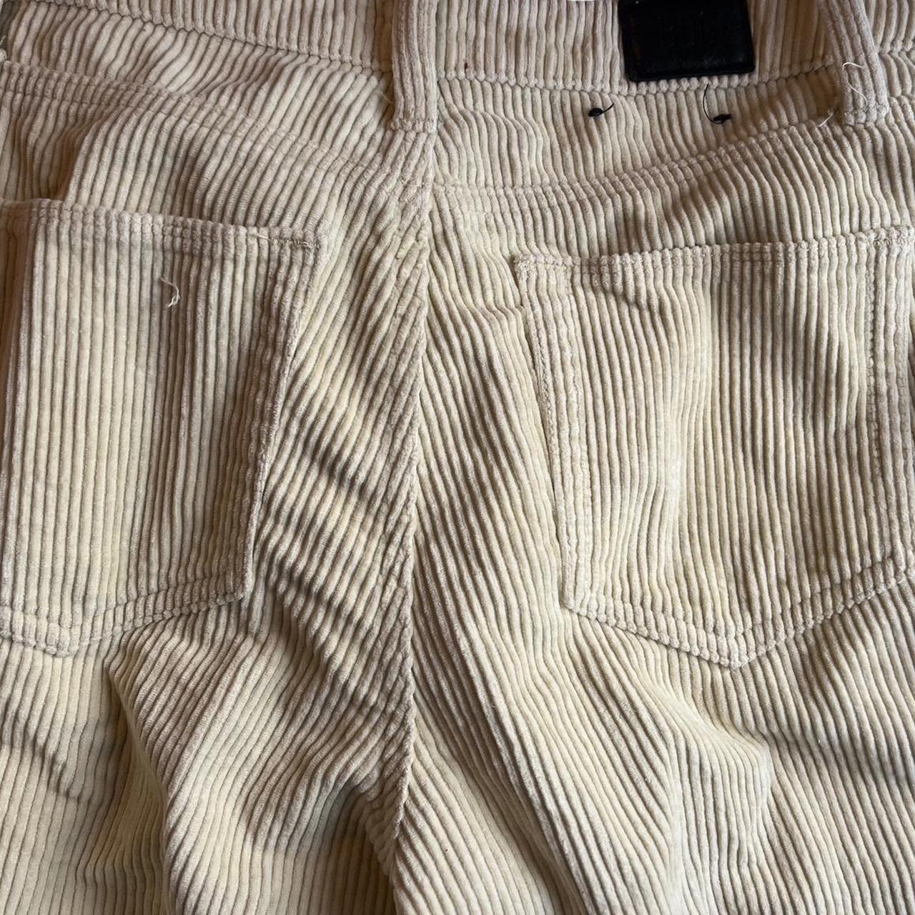 Light Yellow BDG Pants Size 24 High waisted Thrifted - Depop