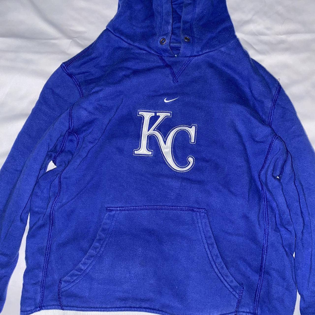 Vintage Nike Kansas City Royals Hoodie Size... - Depop