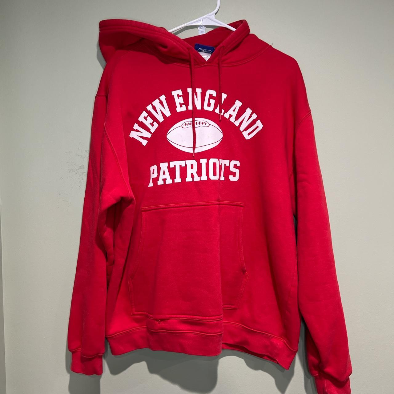 New England Patriots Reebok Hoodie Great - Depop