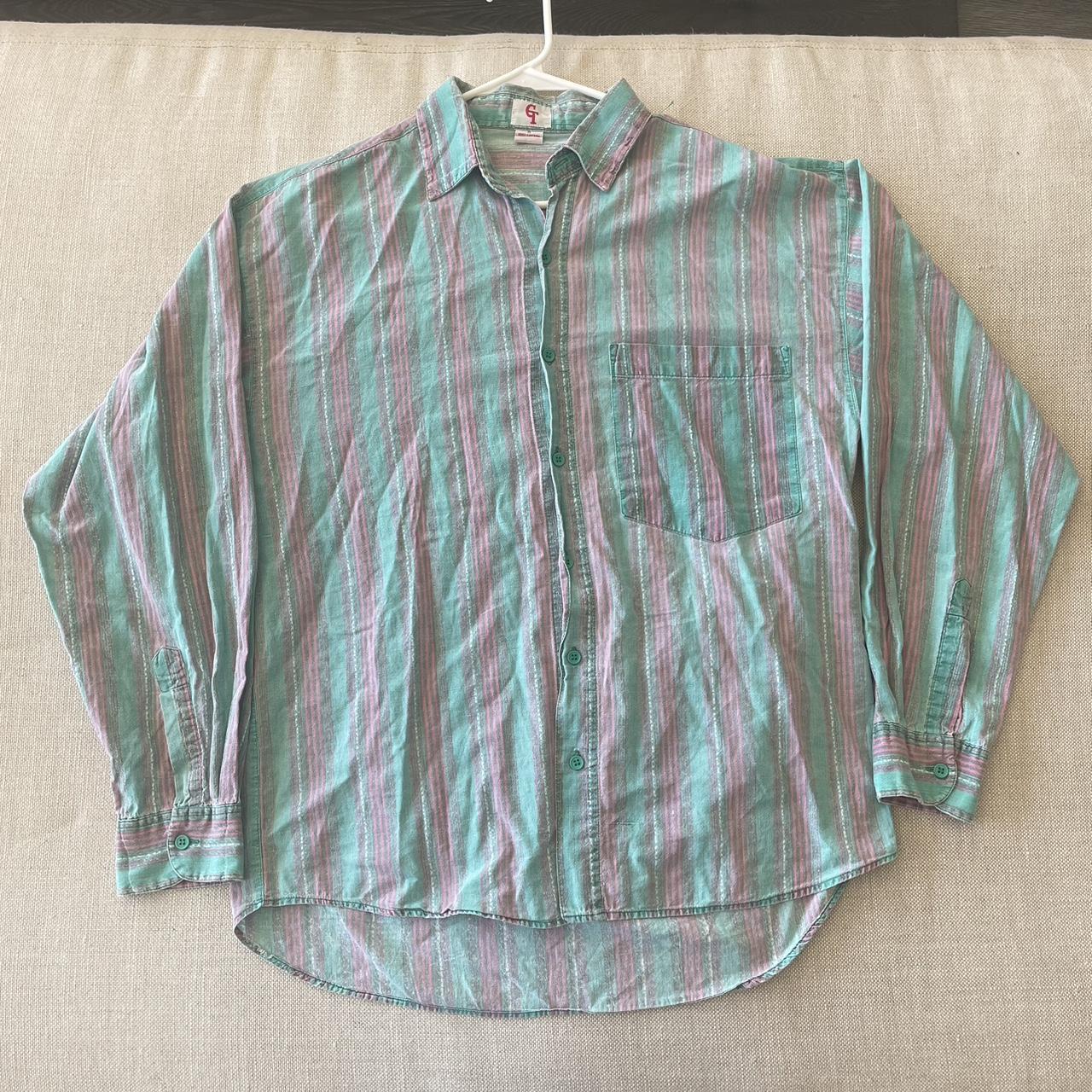 Vintage Button Up #90s #thrift - Depop