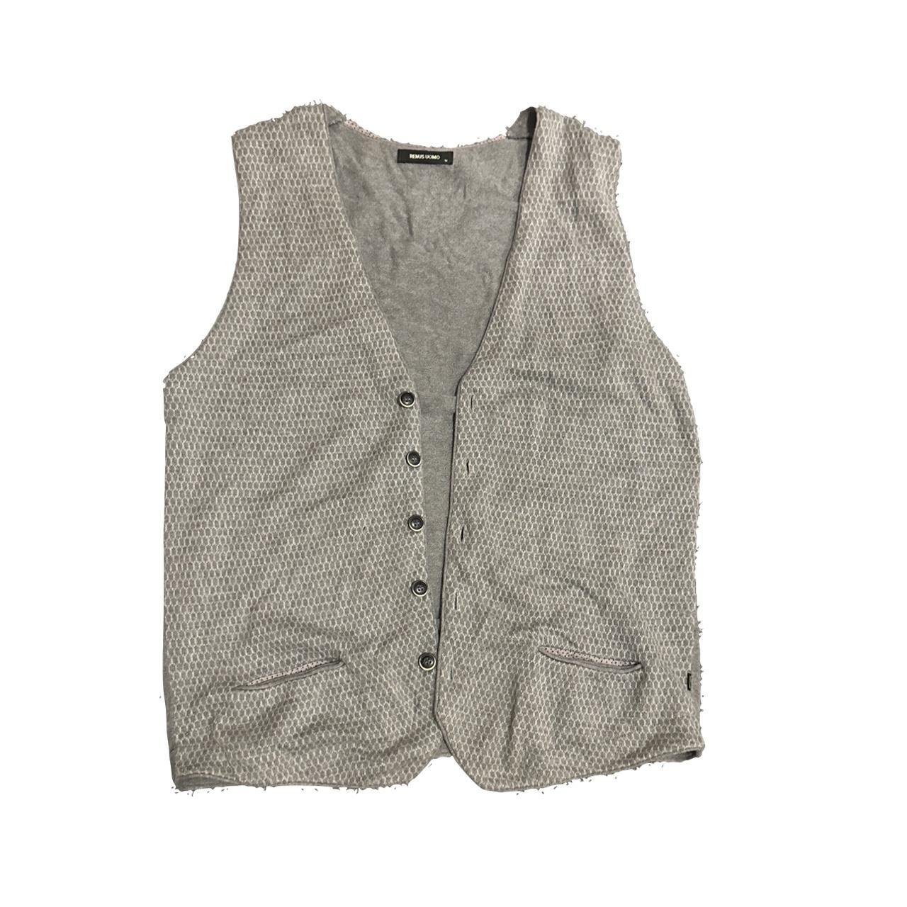 Grey gilet vest In great condition No size but... - Depop