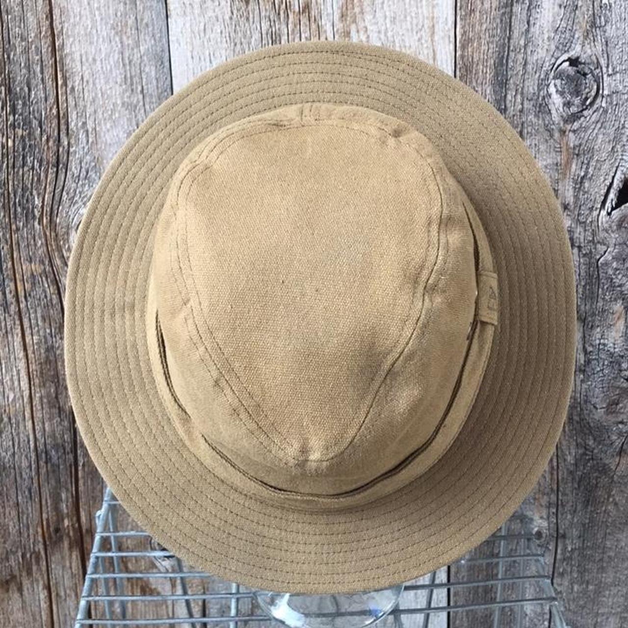 Eddie Bauer Men's Tan and Brown Hat | Depop