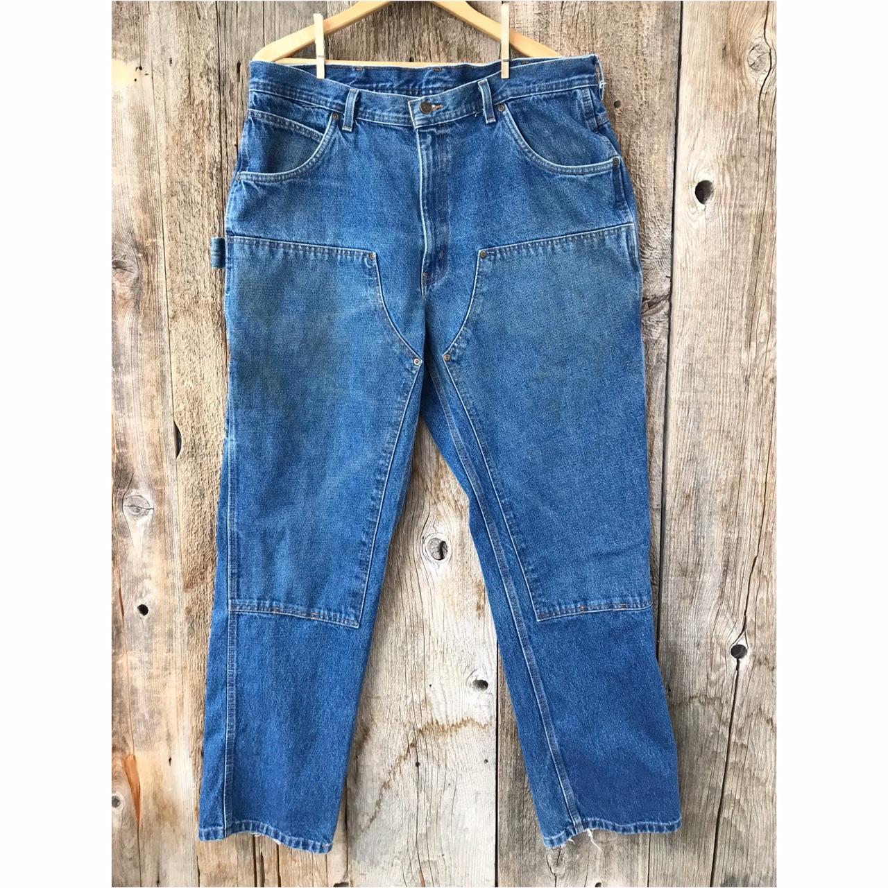 KEY Workwear double front denim carpenter jeans.... Depop