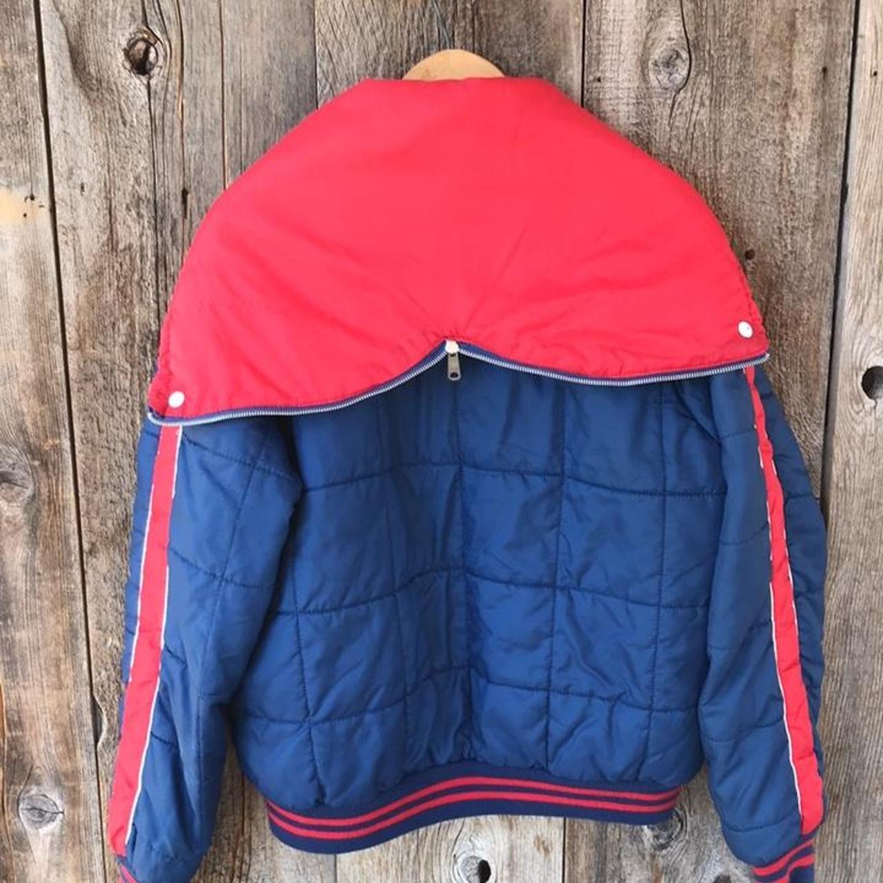 Vintage 1970s era quilted puffer/puffy jacket by... - Depop