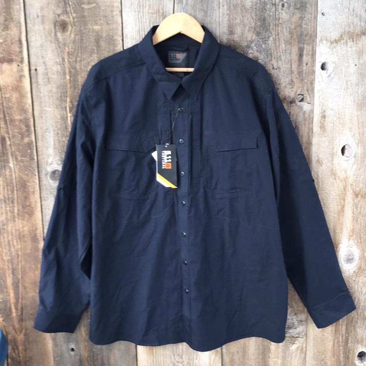 New, with tags, 5.11 Tactical long sleeve button up... - Depop
