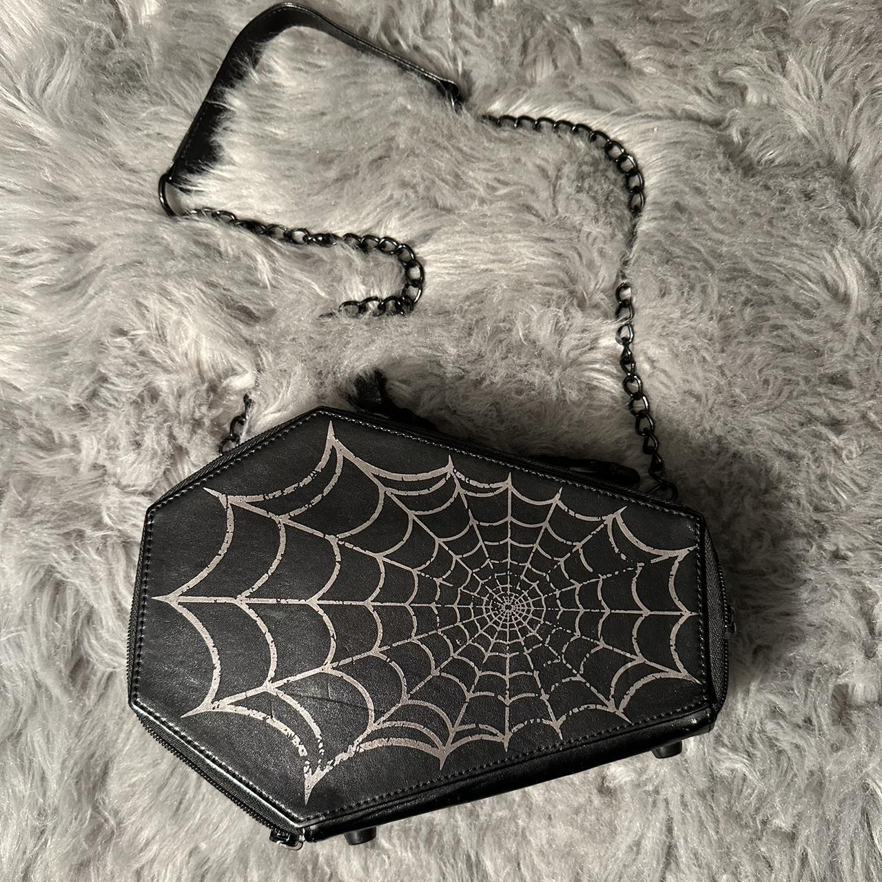 Kreepsville 666 Spider Web Coffin Purse Retails Depop