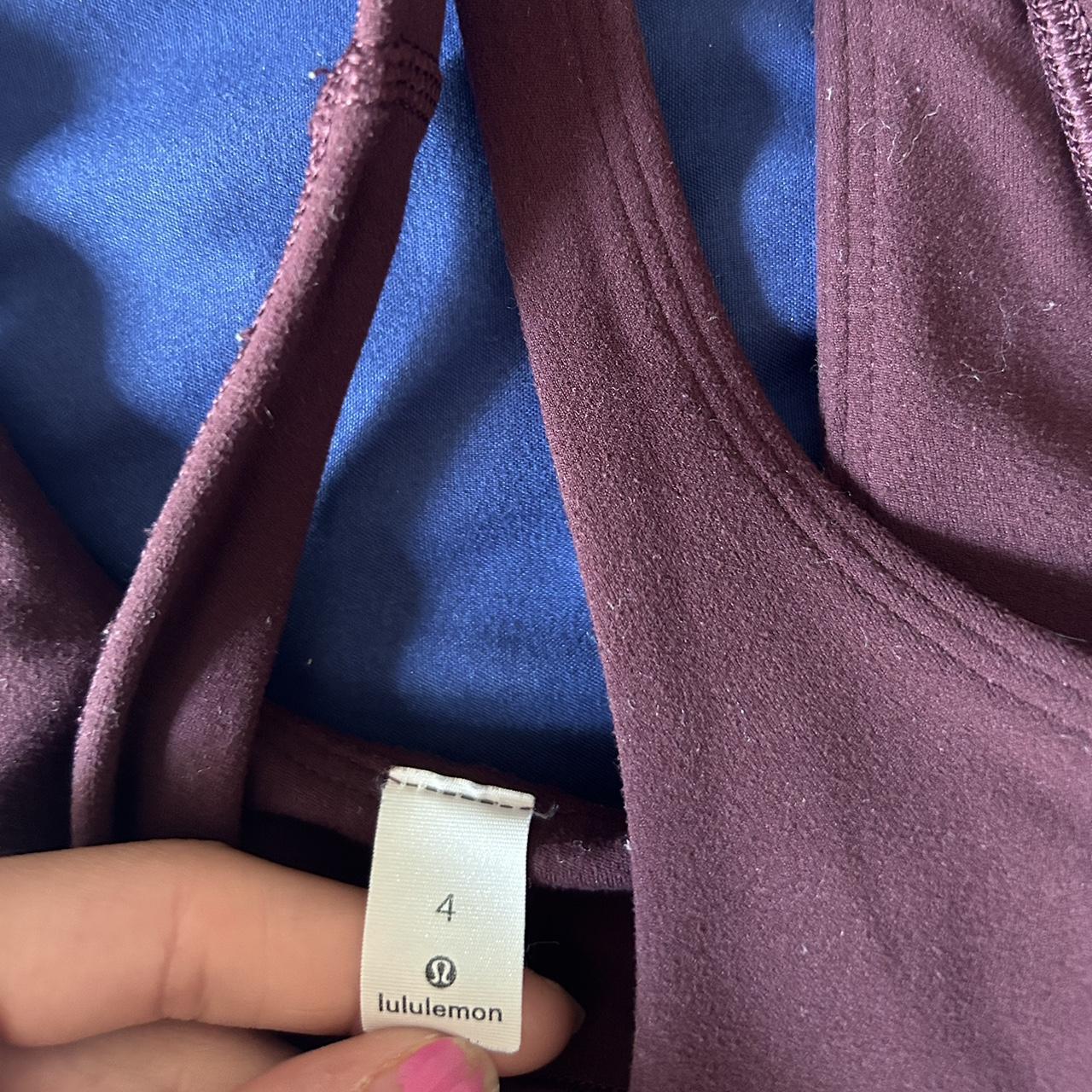 Lululemon Women's Burgundy Vest | Depop