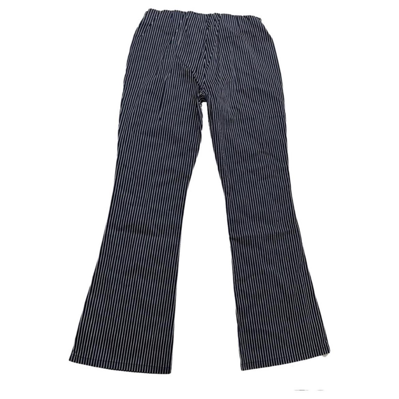 Delia's Women's Navy and White Trousers (2)