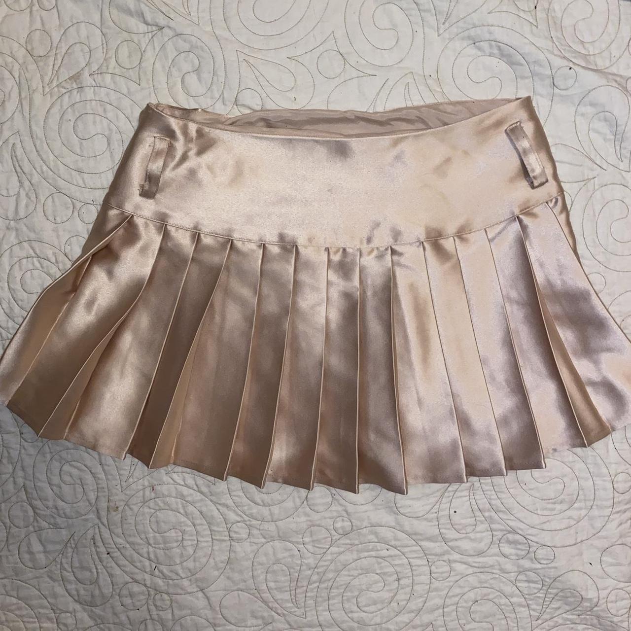 Baby Phat Women's Cream Skirt | Depop