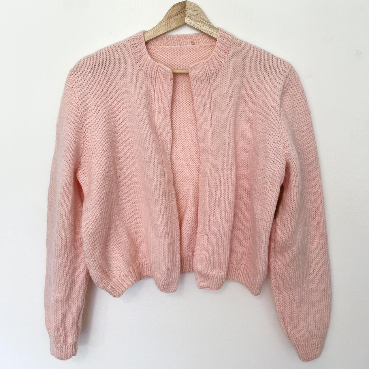 Women's Pink Cardigan Depop