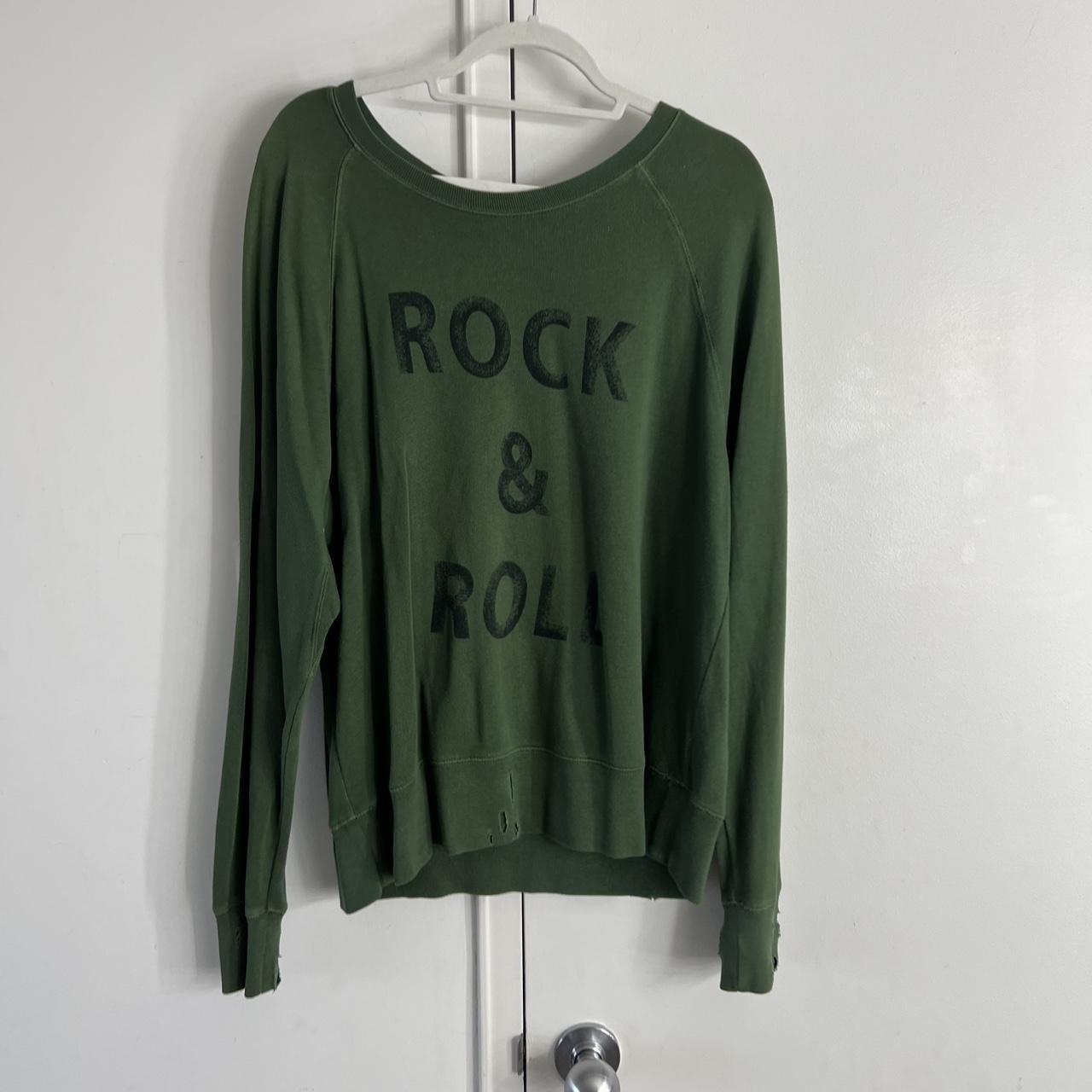 Zadig & Voltaire Women's Sweater - Green - M – Zadig and Voltaire rock and roll green …