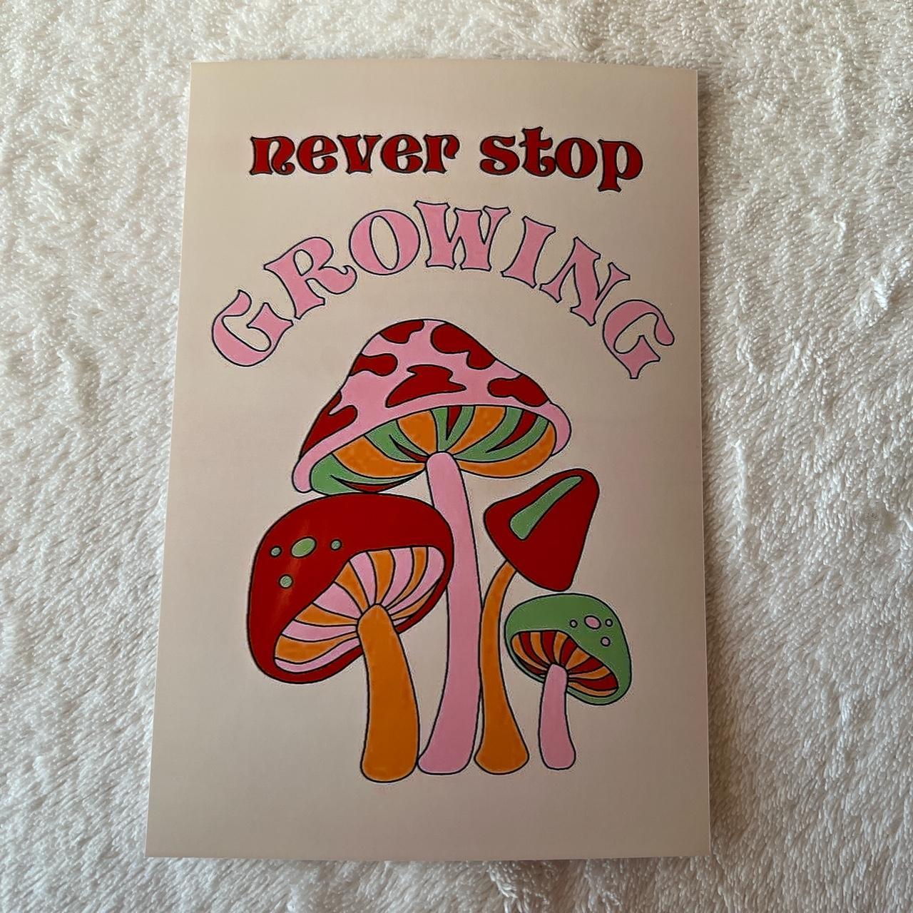 Never stop growing mini poster 💗 PLEASE CHECK OUT... Depop