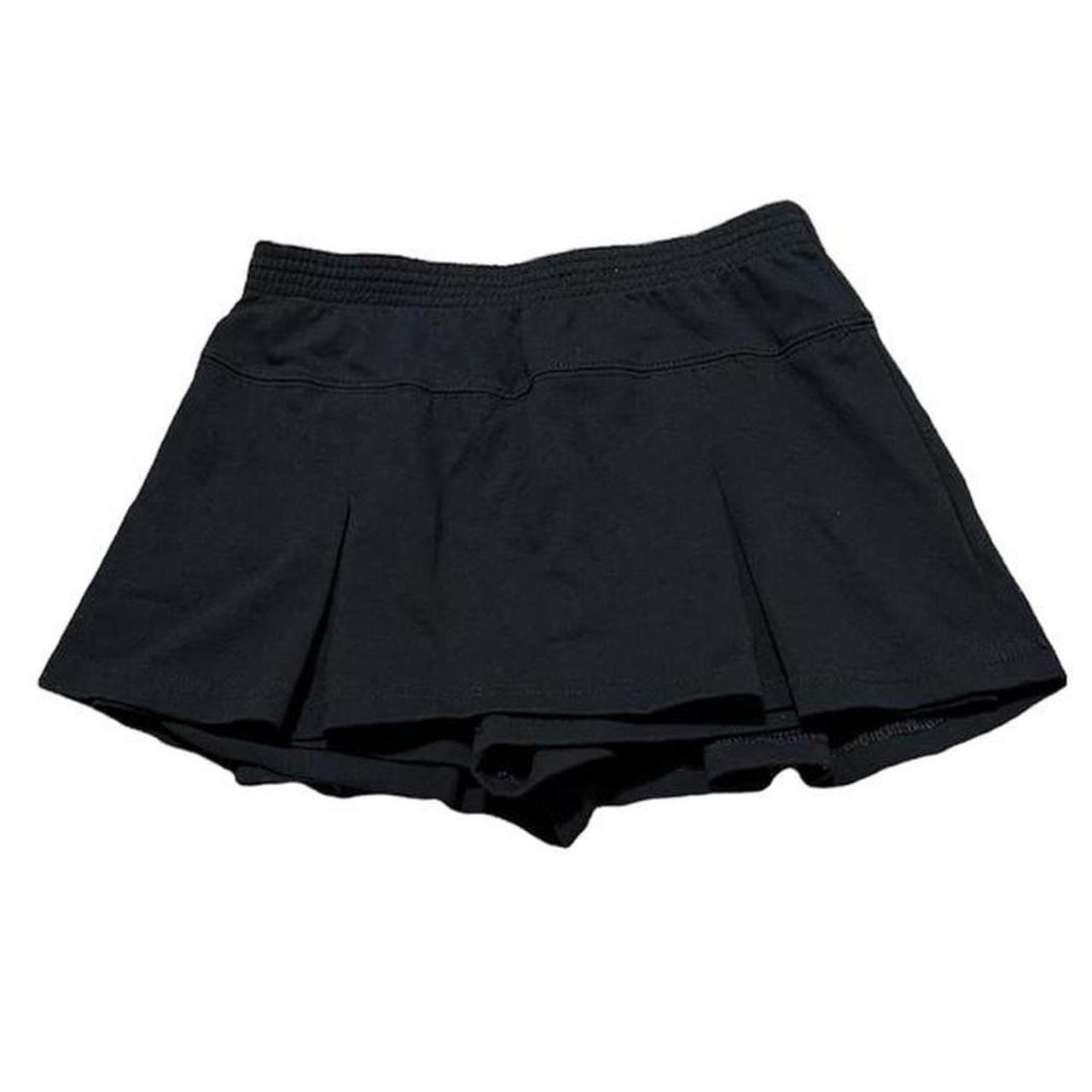 bcg black mini skirt with shorts underneath Depop
