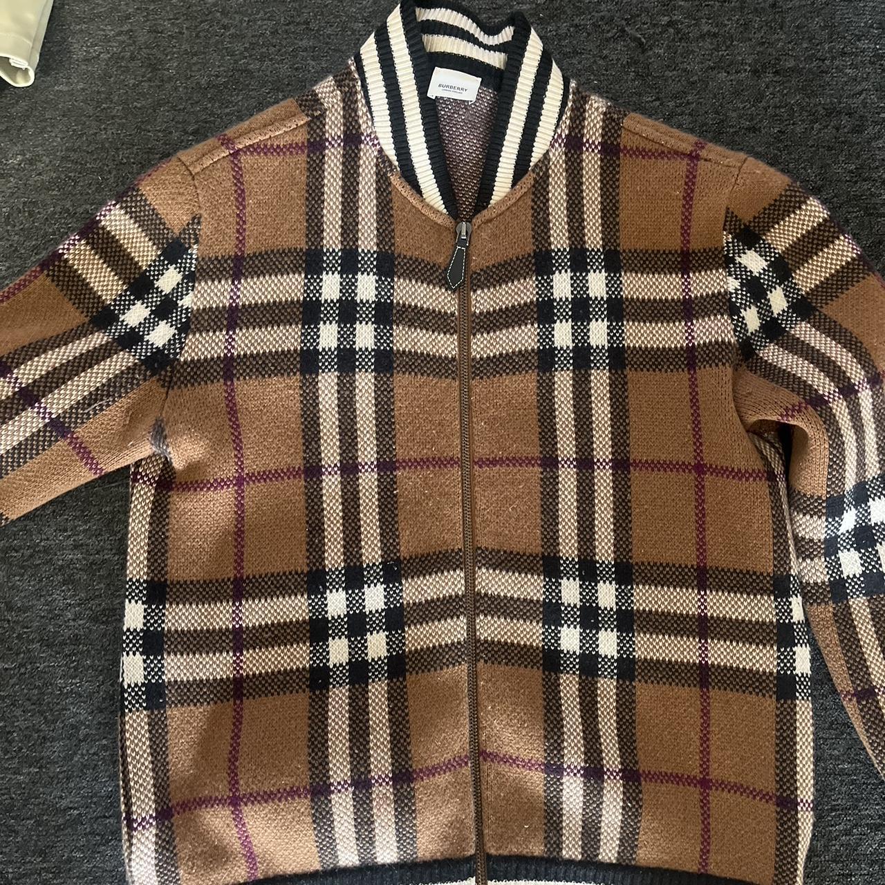 Burberry baseball jacket on sale