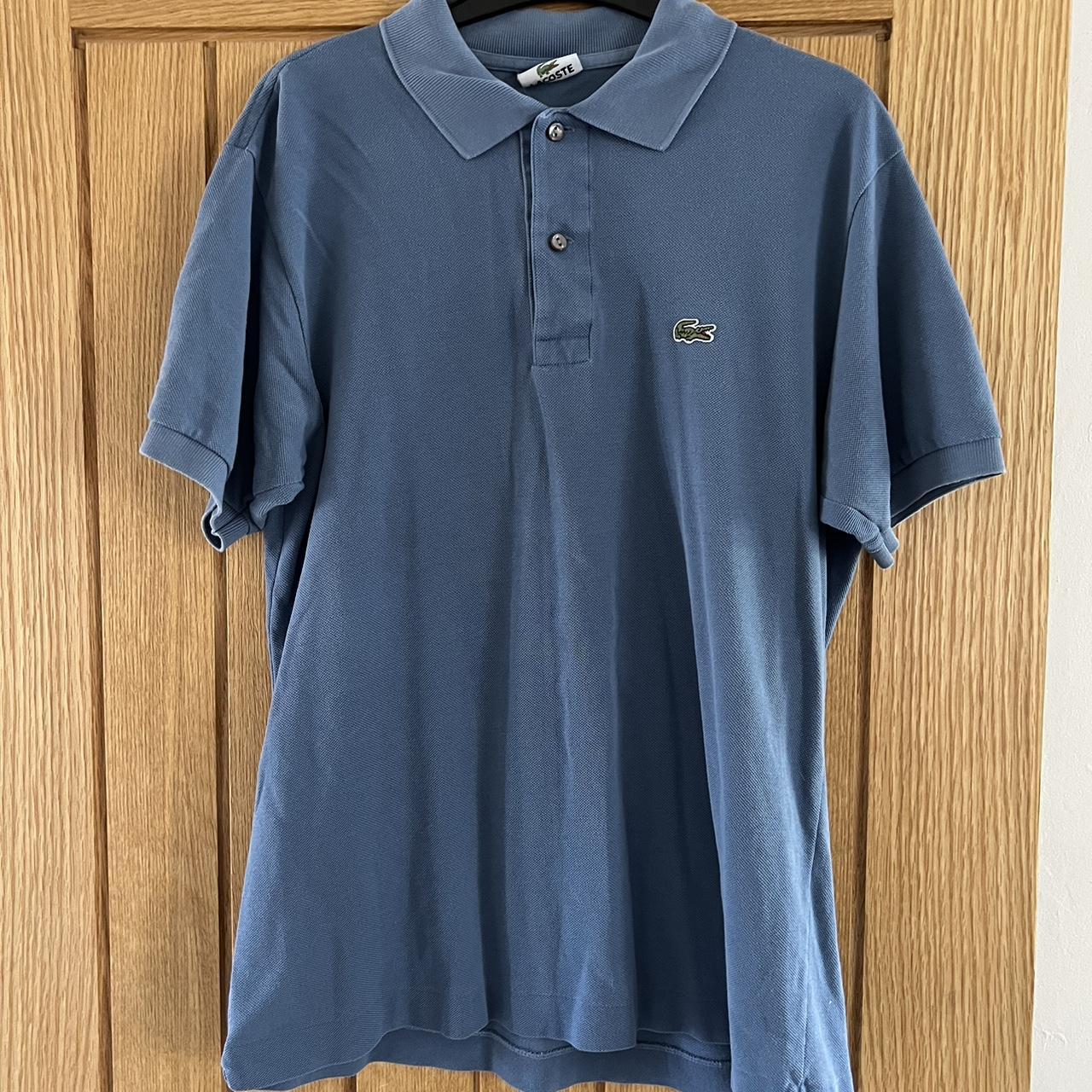 Lacoste Blue Classic Polo Shirt Size: 4 in... - Depop