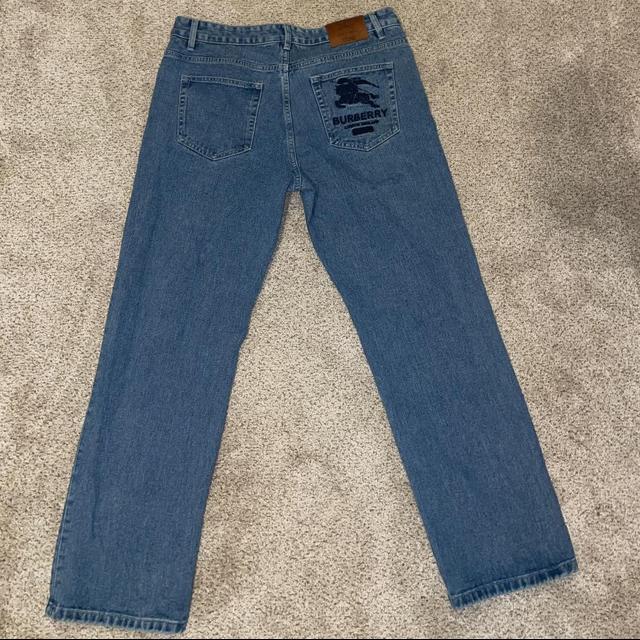 Supreme Burberry Regular Jean Tagged 36 fits like a... - Depop