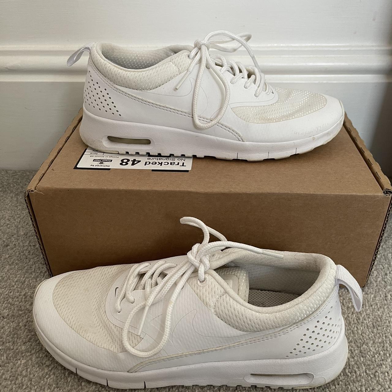 nike thea trainers white