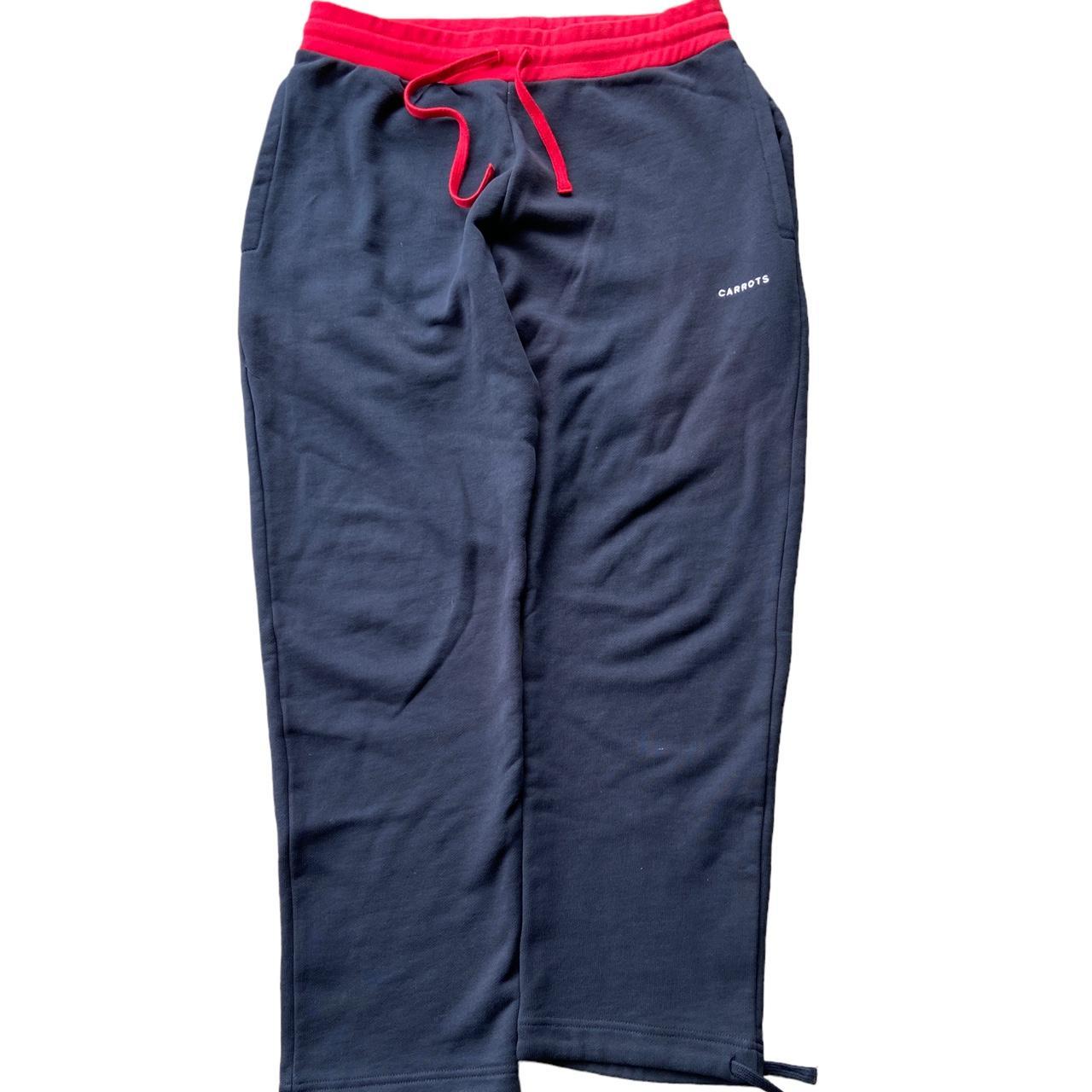 Carrots by Anwar Carrots Men's Red and Navy Joggerstracksuits Depop