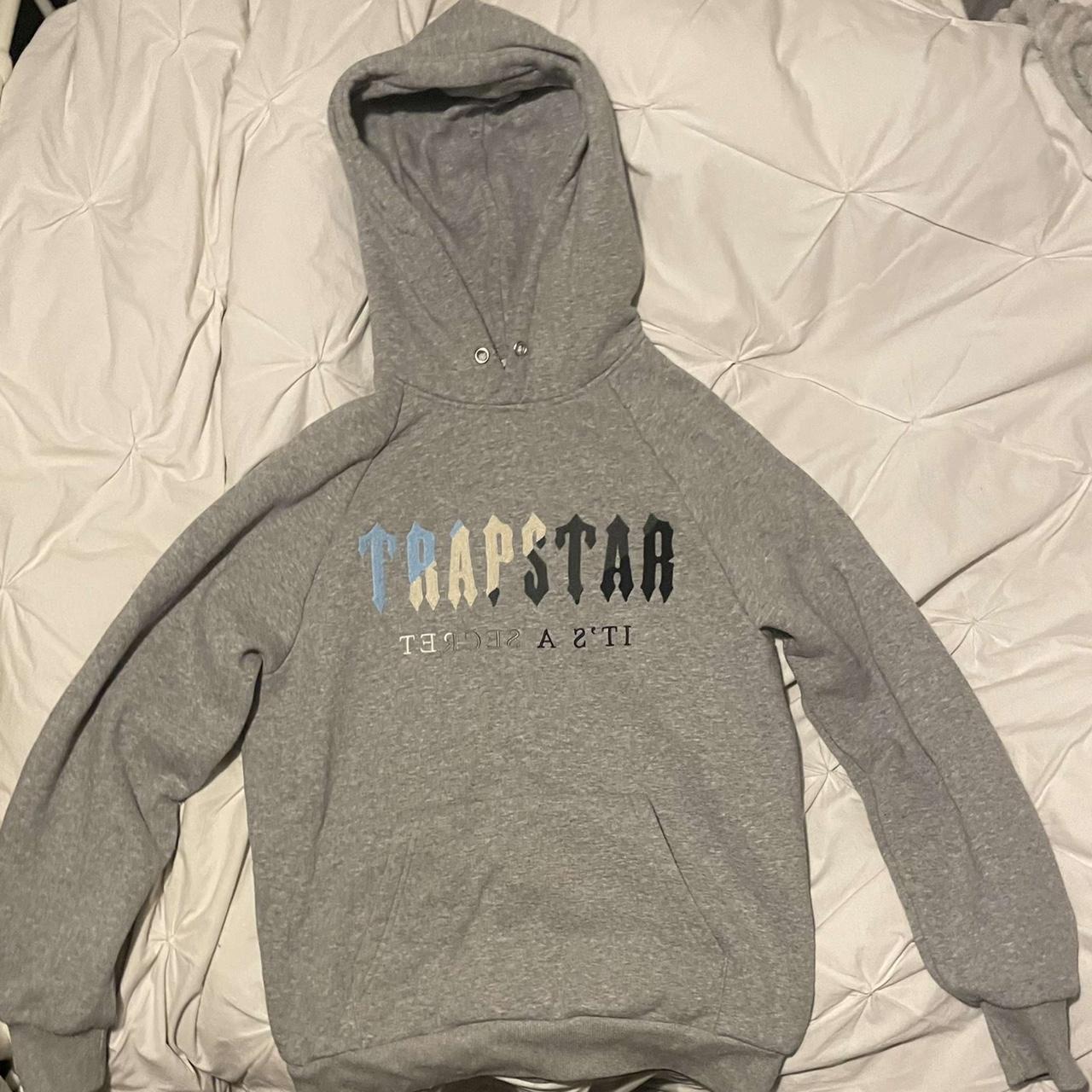 trapstar ice blue chenille decided tracksuit, worn a... Depop