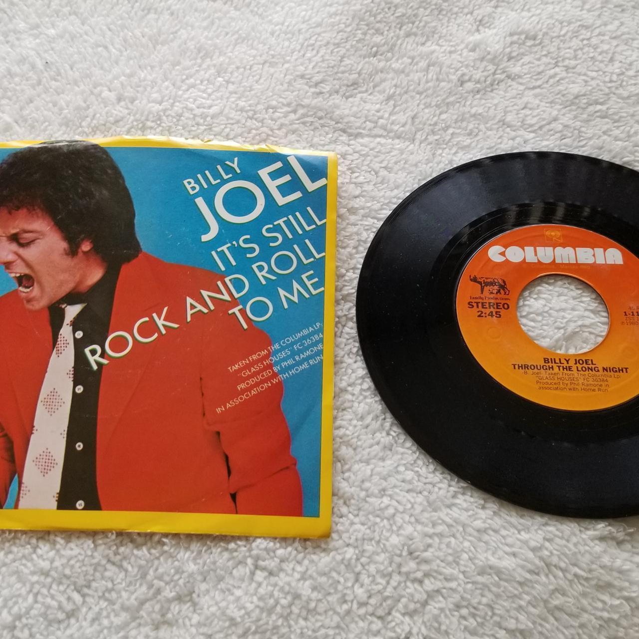 Vtg 80s Billy Joel It's Still Rock And Roll To Me 45... - Depop