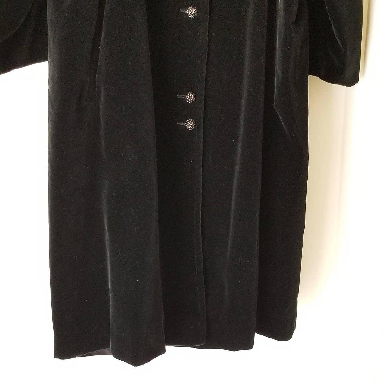 Style: Velvet trench car coat theatre goth gothic... - Depop