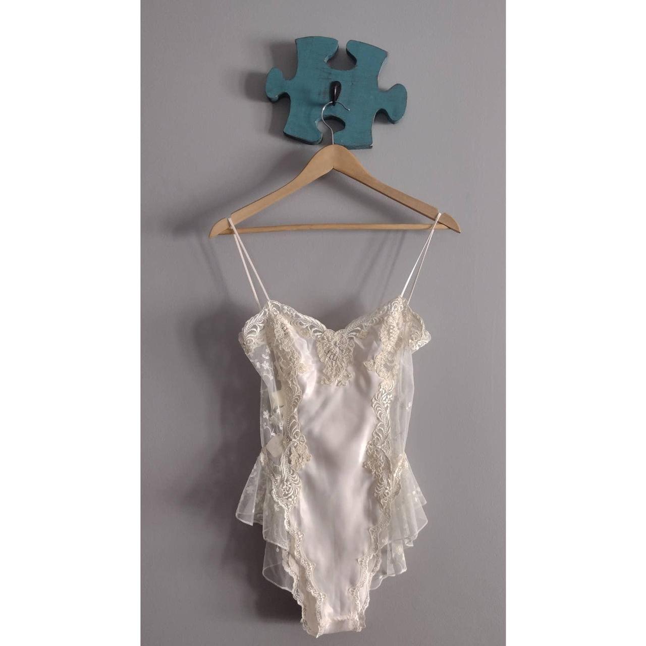 Vintage Victorias Secret Lace Accent Bodysuit Depop 8033