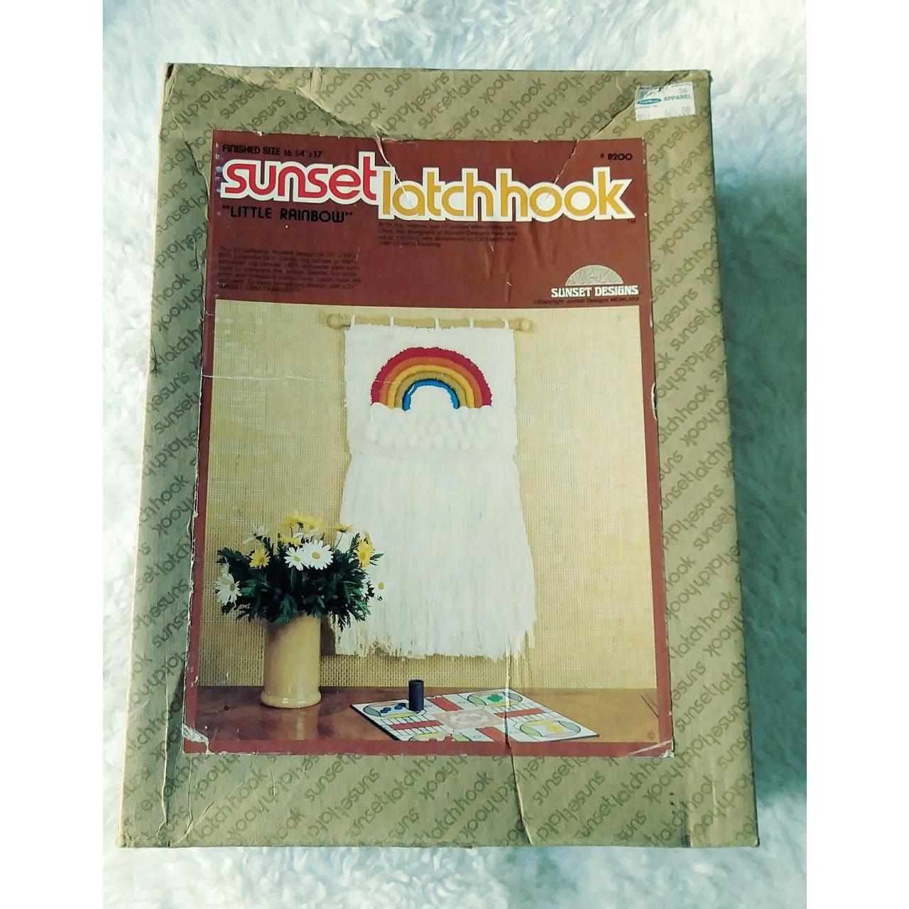 Sunset Latchhook Wall Art Kit Rainbow Pride. Still... - Depop