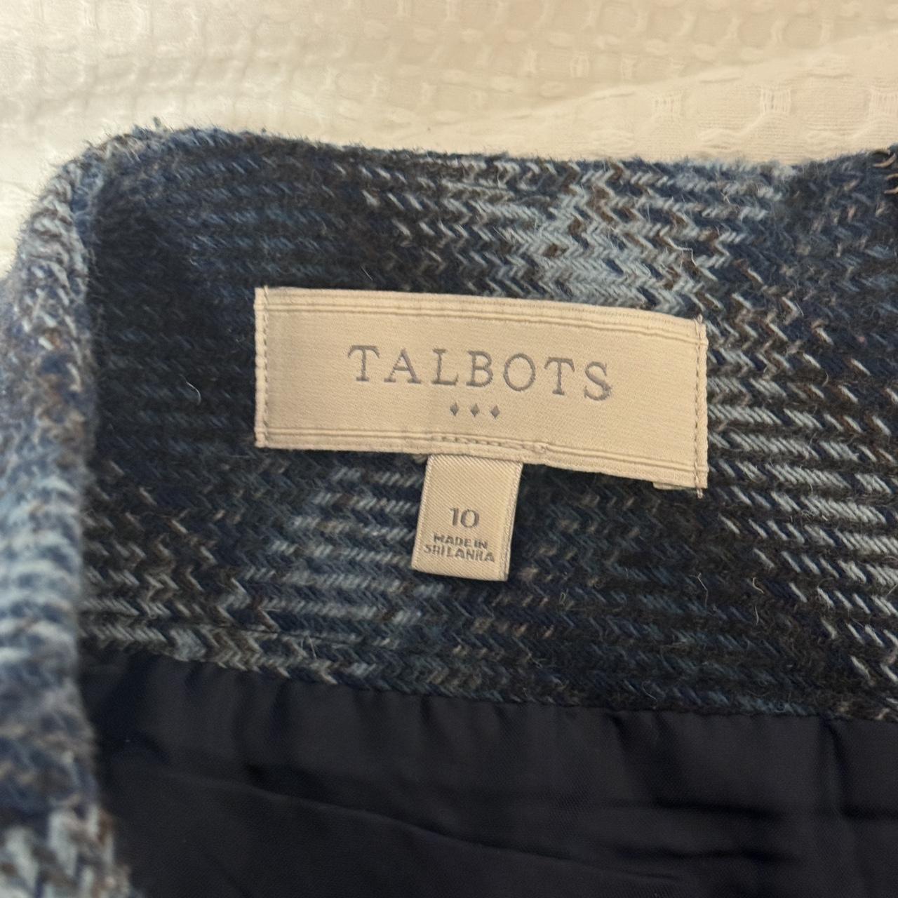 Talbots Women's Navy and Black Skirt (2)