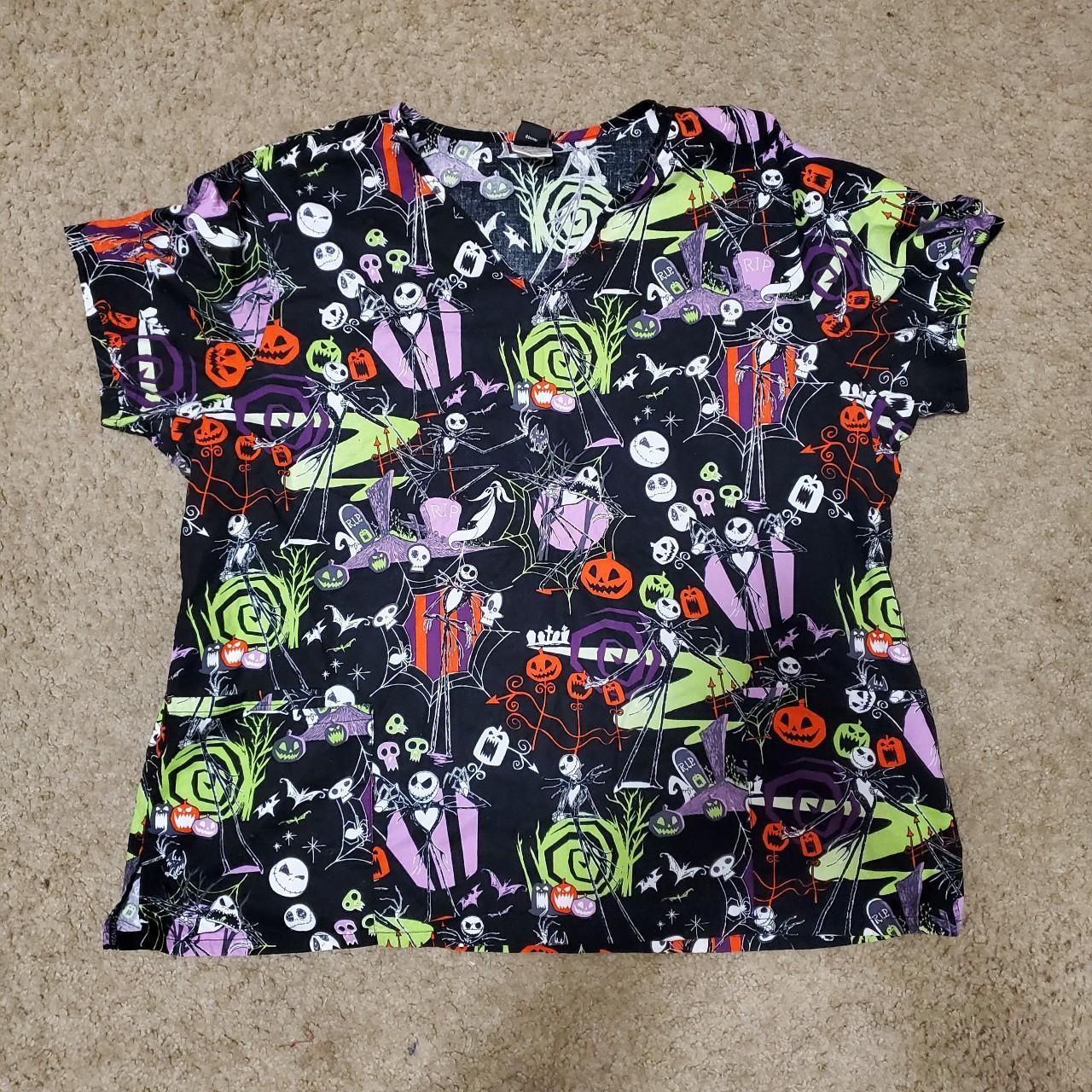 Disney christmas sales scrub tops