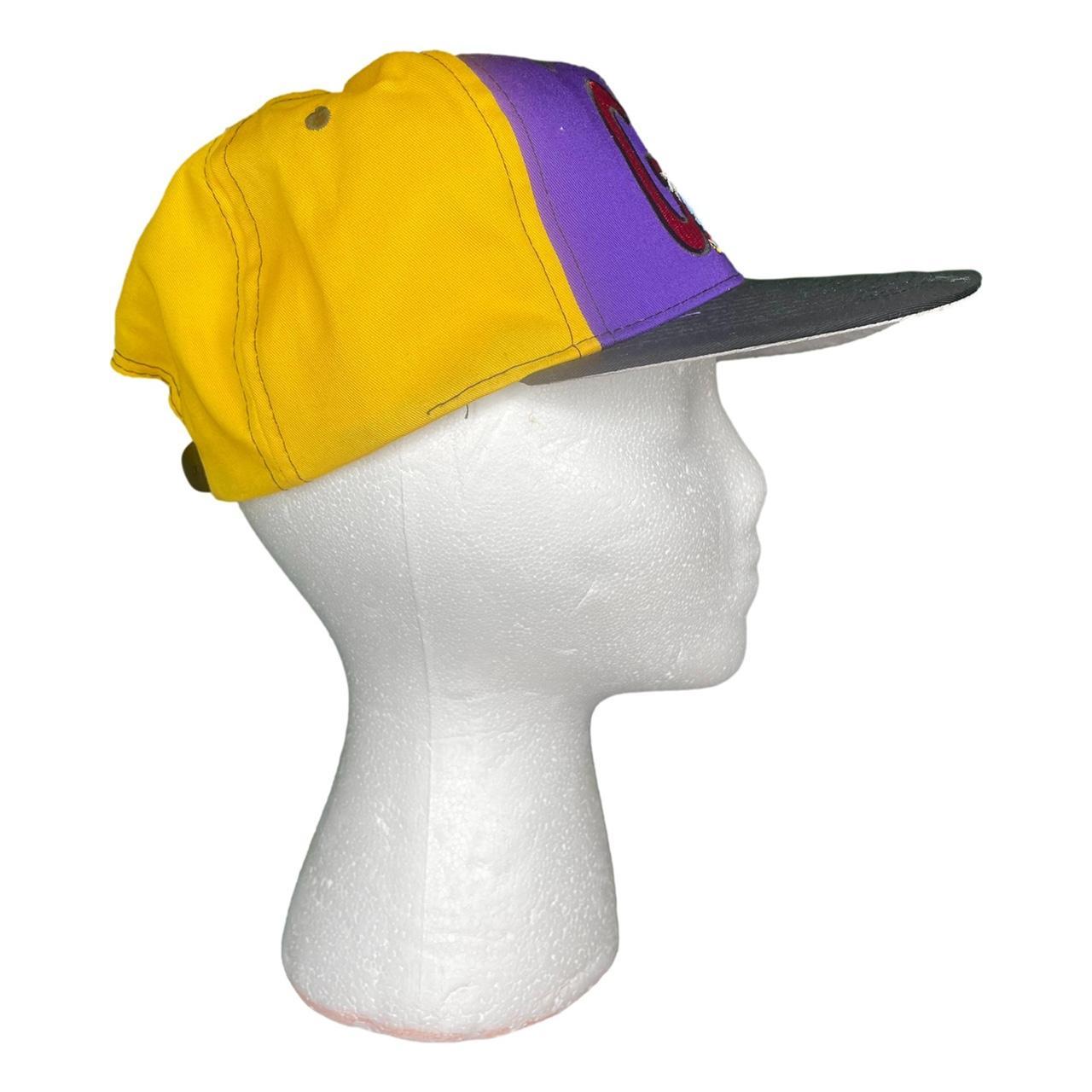 Disney Men's Purple and Yellow Hat (2)