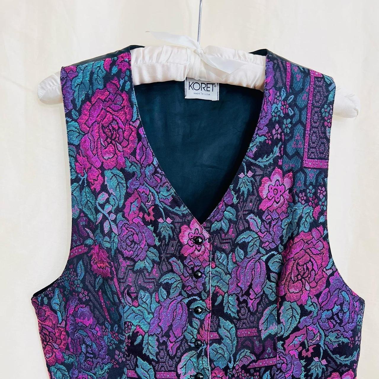 Koret Women's Purple and Pink Waistcoats-vests | Depop