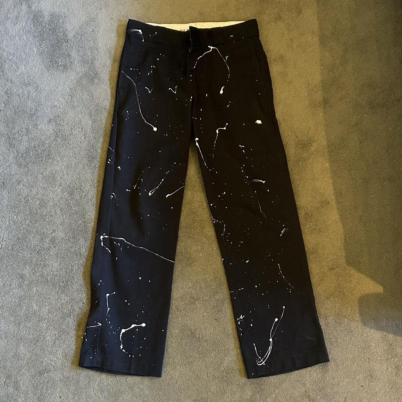 Splatter Paint Dickies Size Small Send Me Your Best Depop   P0 