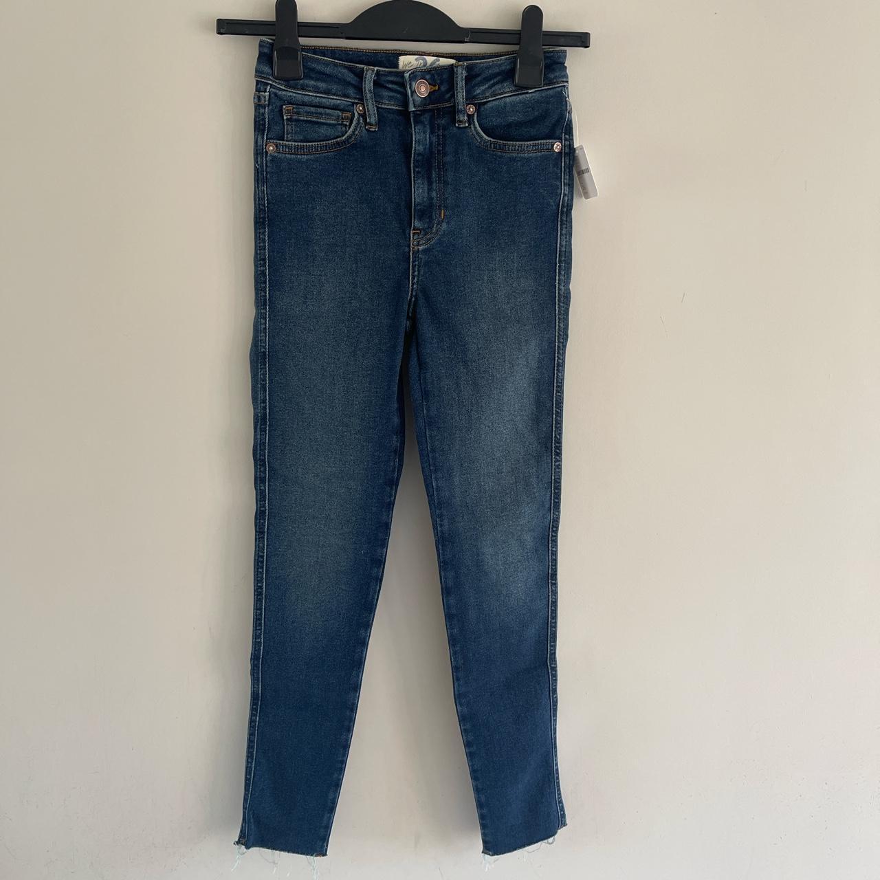 Free People Movement Kyoto High-Rise Blue Ankle - Depop