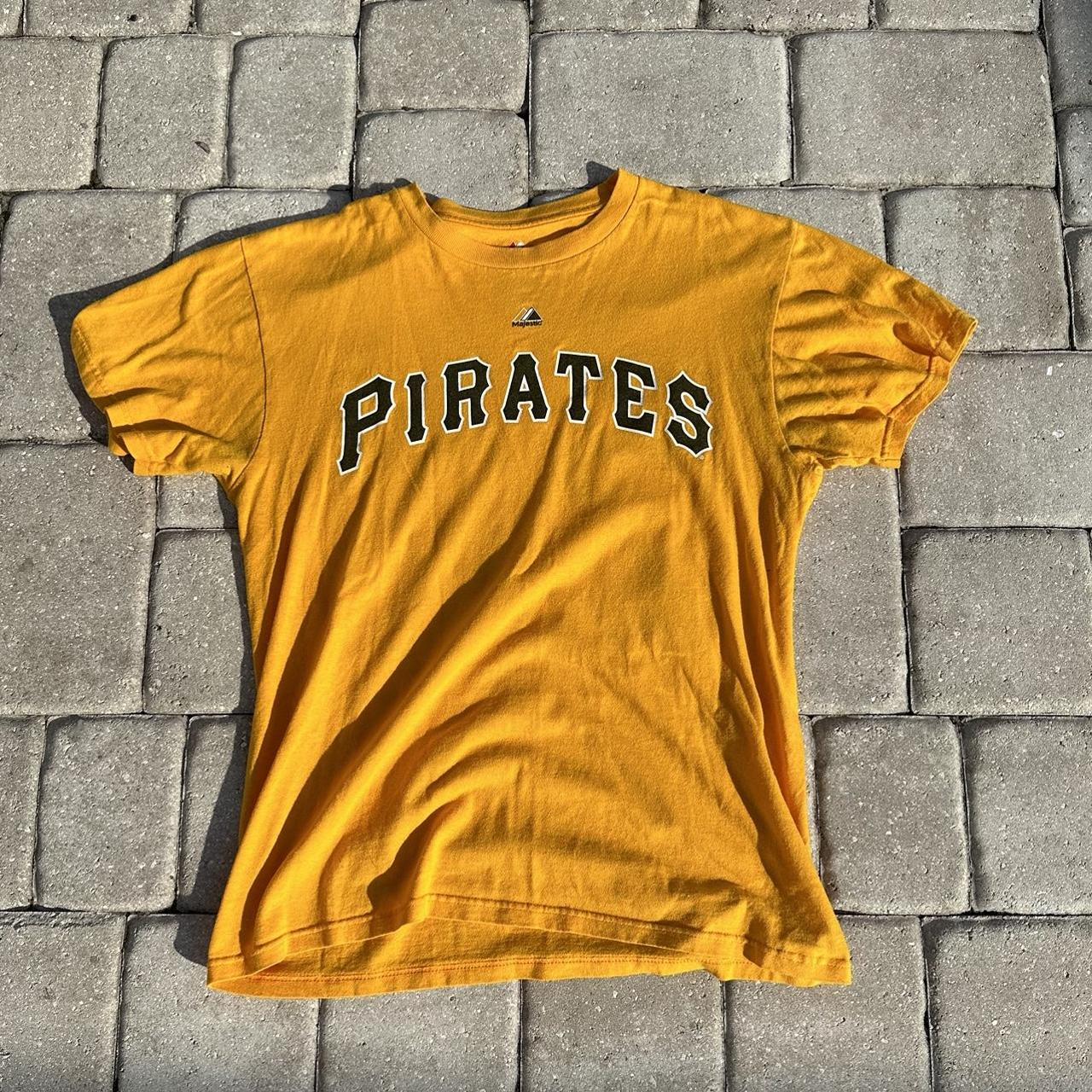 Majestic, Shirts & Tops, Pittsburgh Pirates Mccutchen Button Up Jersey