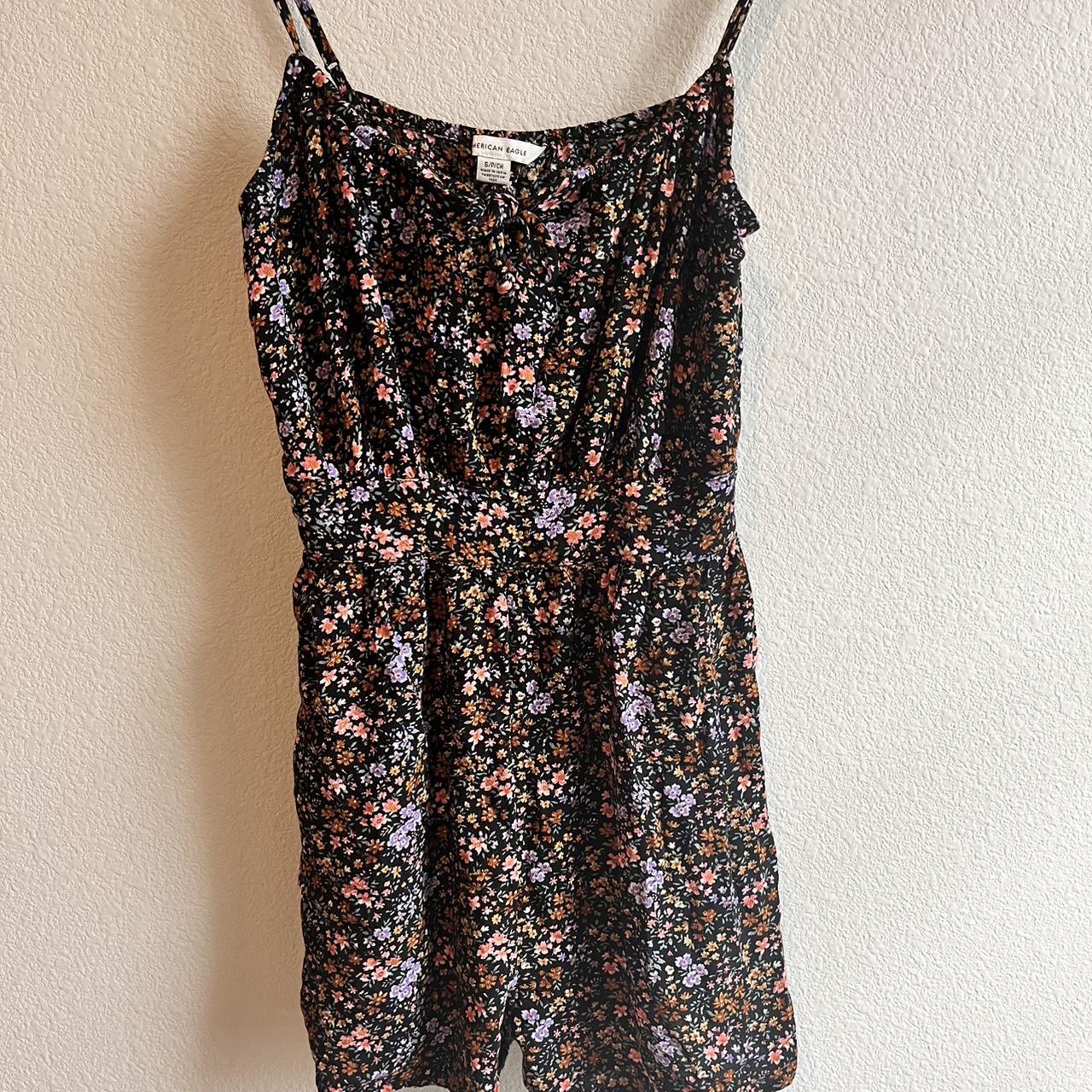 American Eagle floral romper. Very light weight and... - Depop