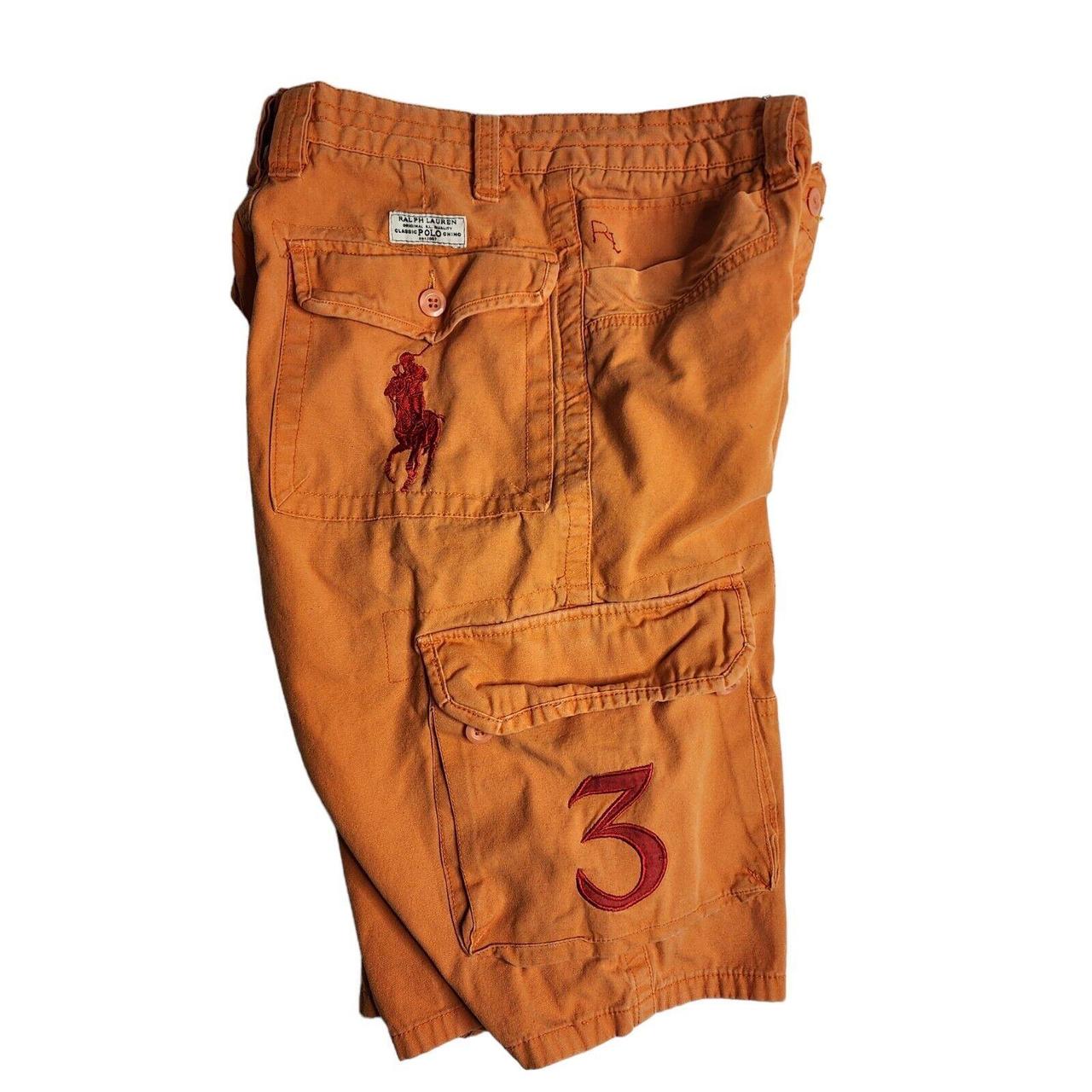 Ralph lauren orange shorts deals