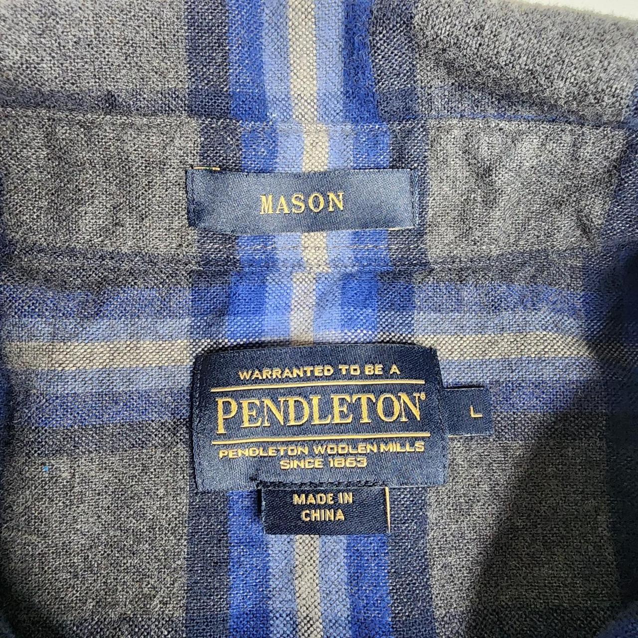 Pendleton Men's Blouse - Blue - L – Pendleton Mas… - image 4
