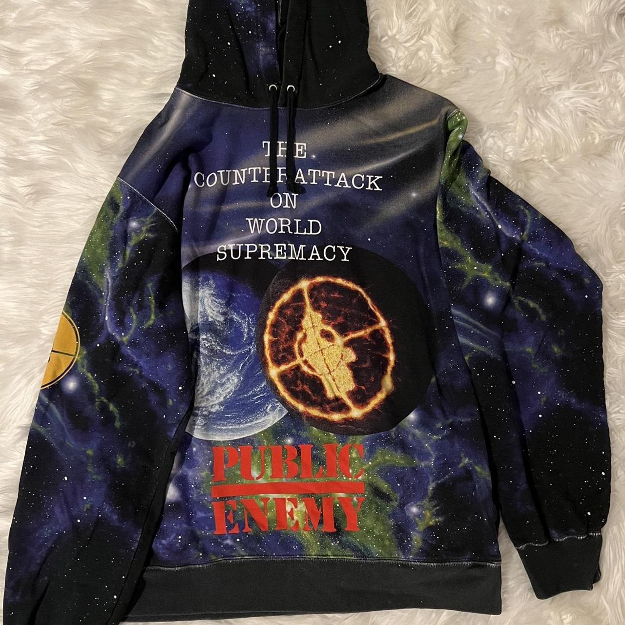 Supreme undercover/public enemy Hoodie used - Depop