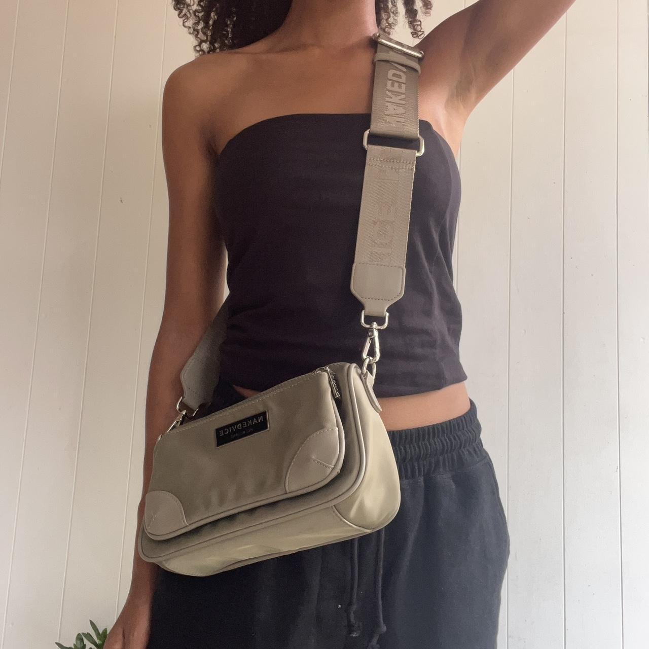 Nakedvice Sage Green Cross Body Bag Worn Once Or Depop