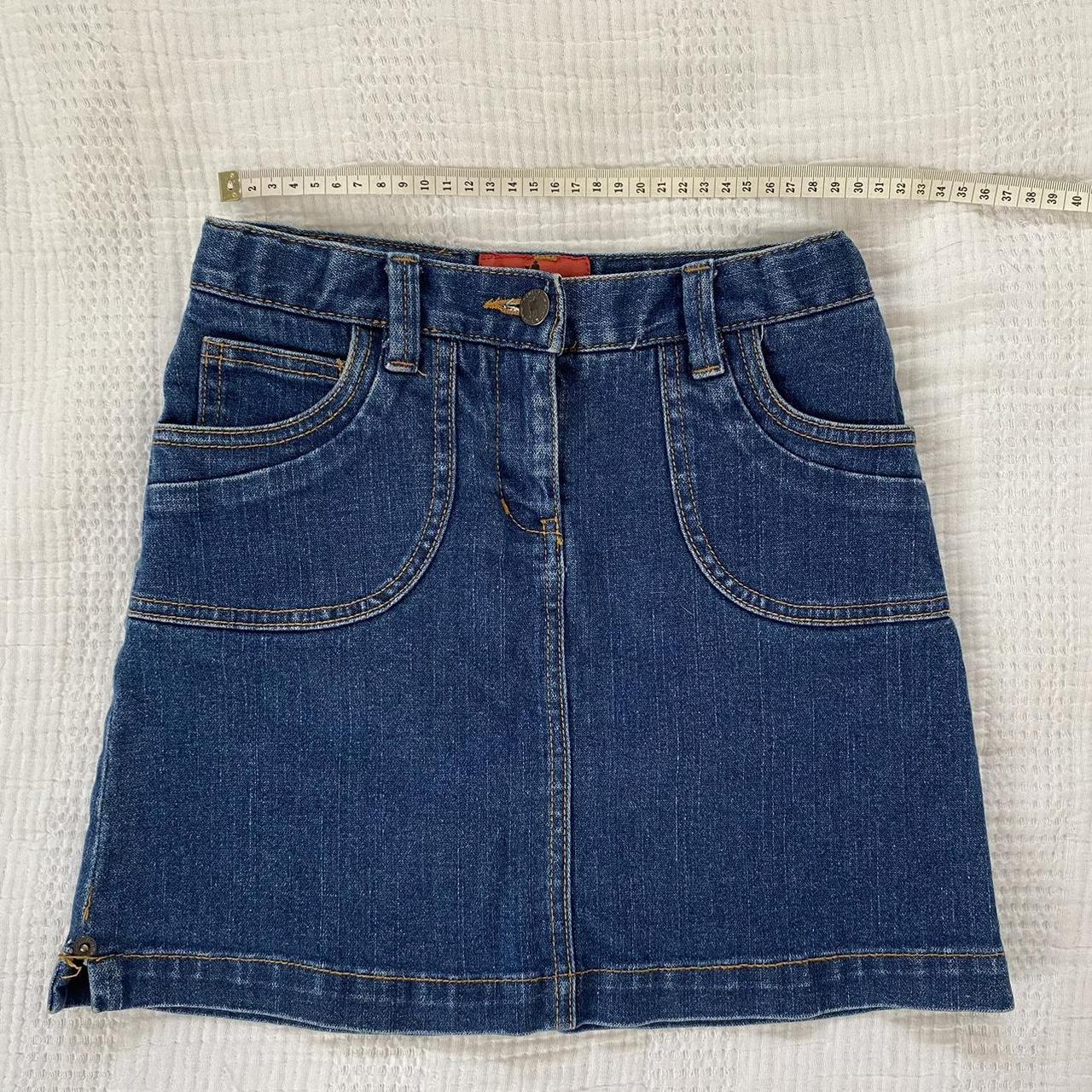 kids size 8! fits au4 or xxs cutest denim mini... - Depop