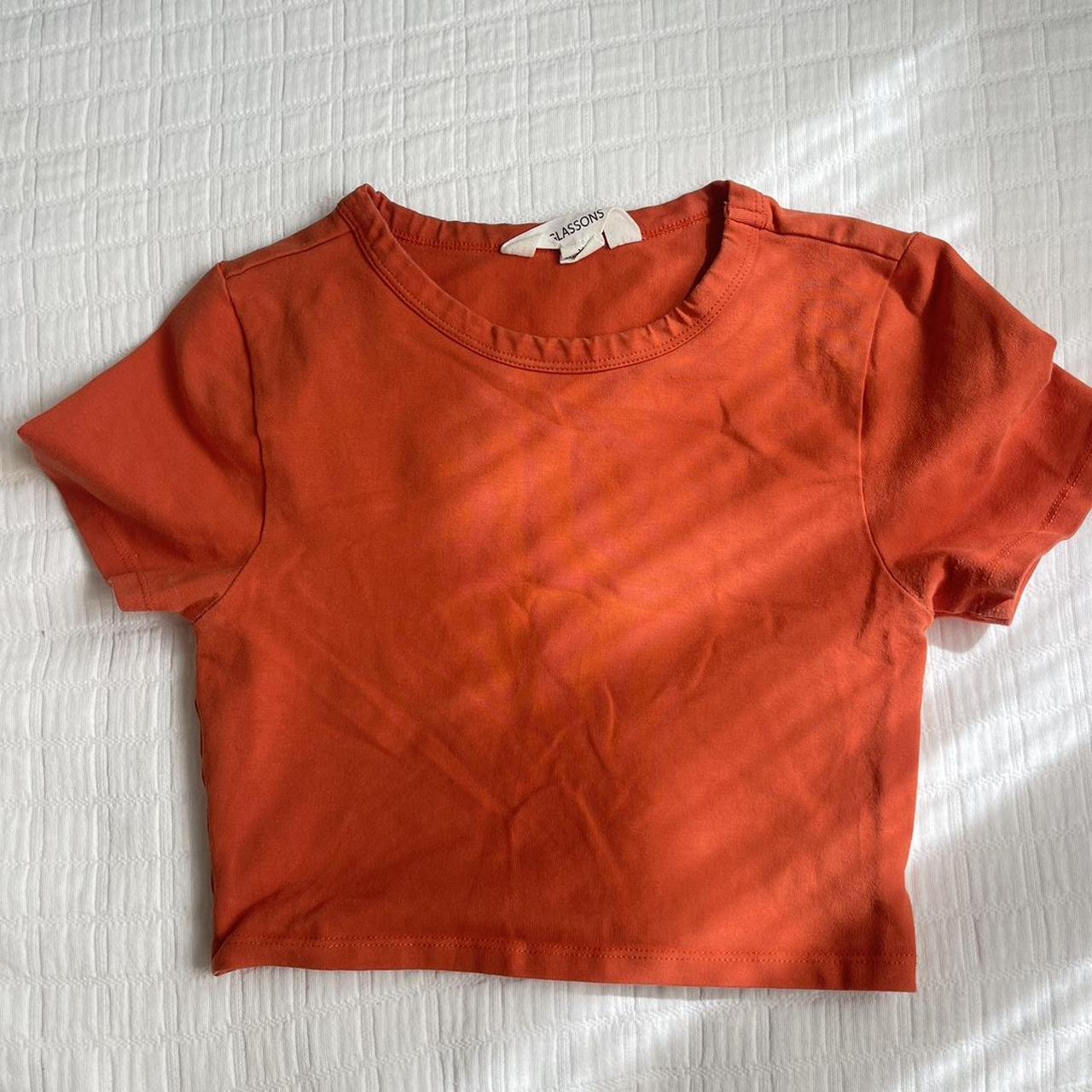 Little GLASSONS top. Great orange colour and great... - Depop