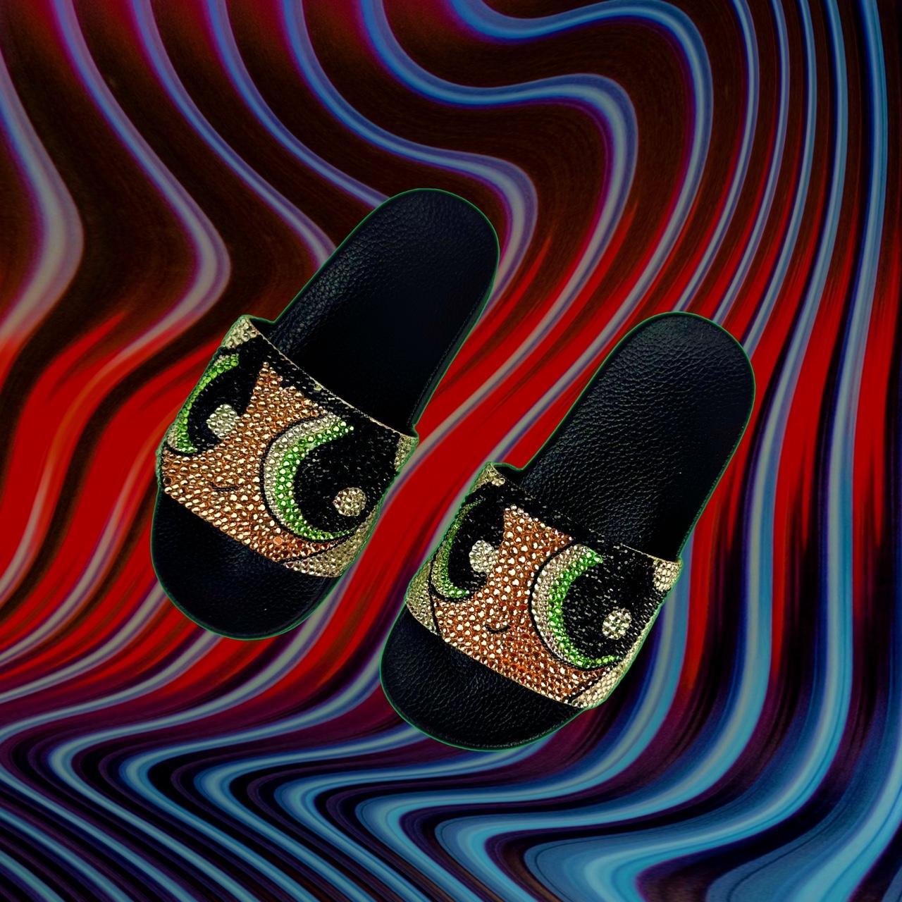 Custom sale gucci slides