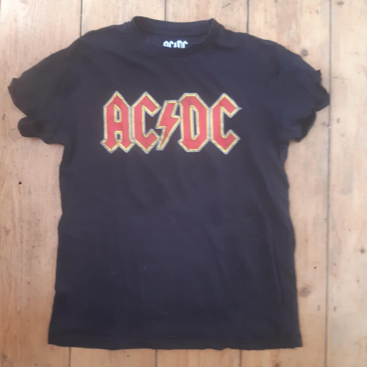 ACDC,rock t shirt in cotton from primark.size M Depop