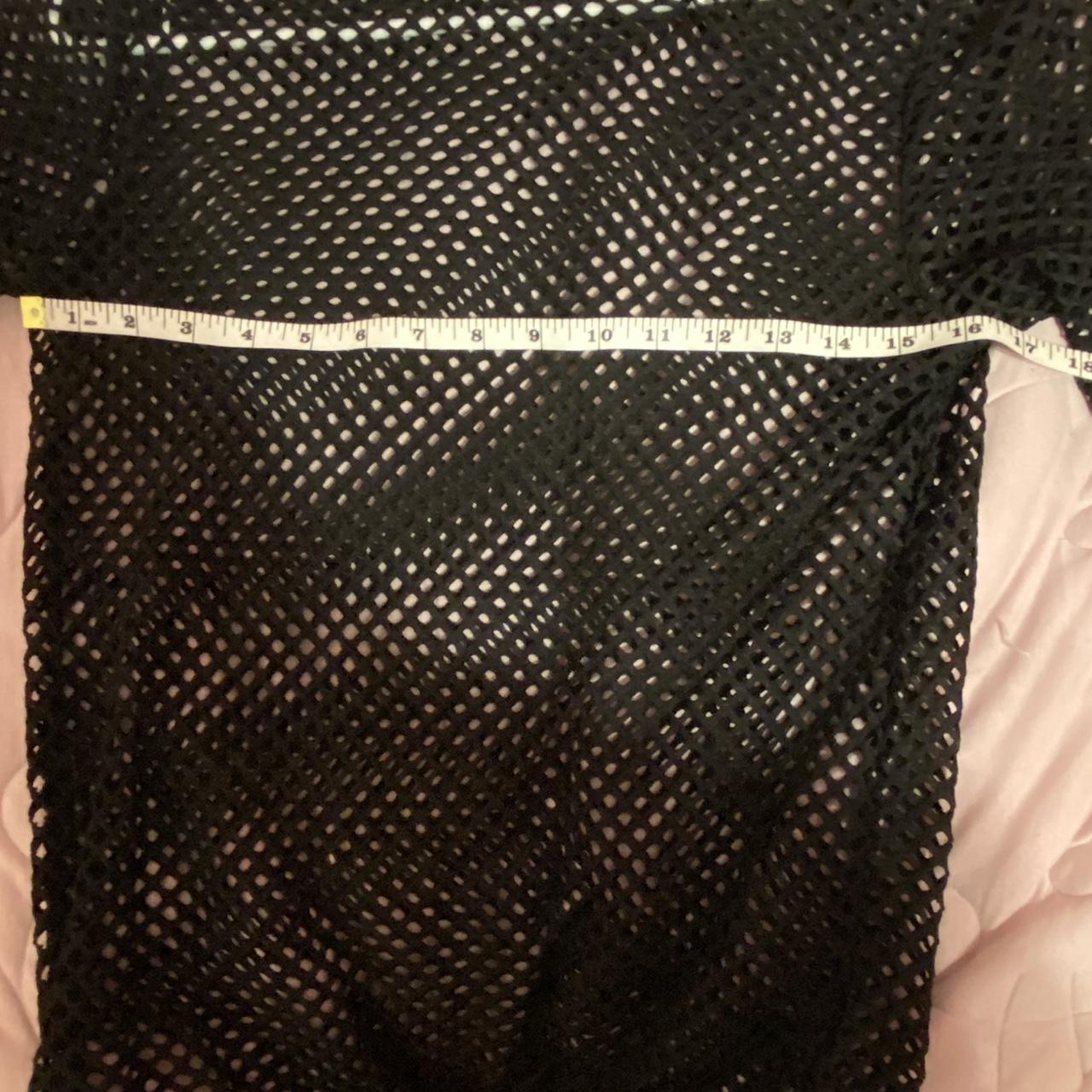 Fishnet top No size labeled Measurements suggest... - Depop